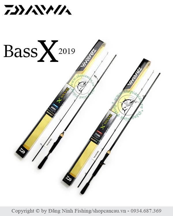 Cần lure Daiwa Bass X